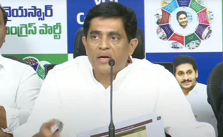 Former Minister Buggana Rajendranath Reddy Press Meet On AP Budget 2024-25
