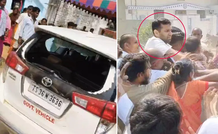 Villagers Attack On Vikarabad Collector Prateek Jain News Update