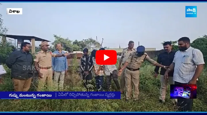 Ganja Farming Near Home Minister Vangalapudi Anitha House in Vizag
