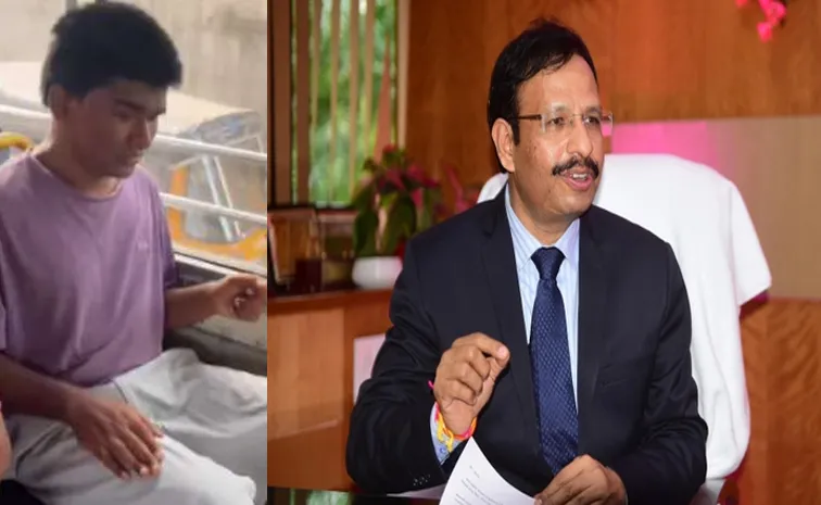 TSRTC MD Sajjanar tweets specially abled child video tags MM Keeravani for a chance