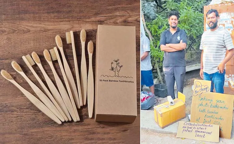 Bamboo Toothbrushes Awareness By VISVA Sustainable Foundation