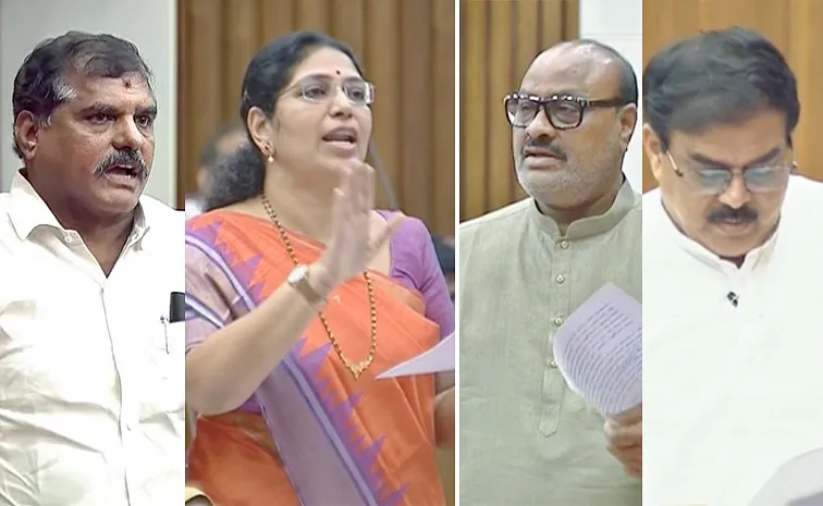 AP Ministers Silent Over YSRCP Leaders Questions In Assembly
