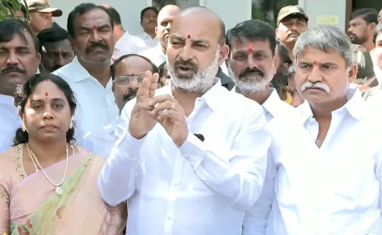 Central Minister Bandi Sanjay Comments On Ktr Revanthreddy