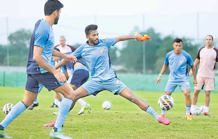 India Malaysia International Friendly Football Match