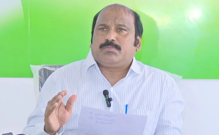 YSRCP TJR Sudhakar Babu Satirical Comments On CM Chandrababu