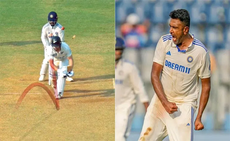 Ravichandran Ashwin Cleans Up Glenn Phillips With Carrom Ball During IND vs NZ Third Test