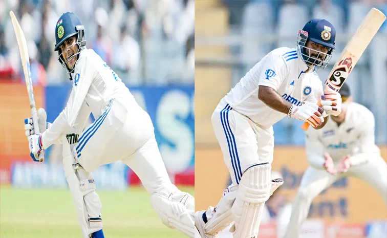Ind vs NZ 3rd Test Day 2: Gill Fifty and Pant Attacking Mode, India Powerfull Start