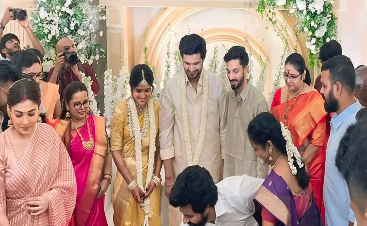 Nayanathara and dhanush atteneded Marriage In chennai Video Goes Viral