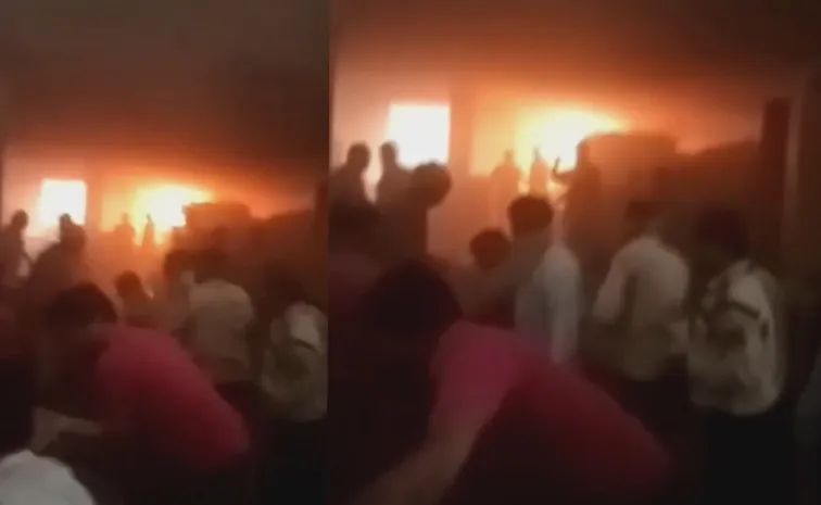 Major Fire Accident In Yadadri Bhuvanagiri District