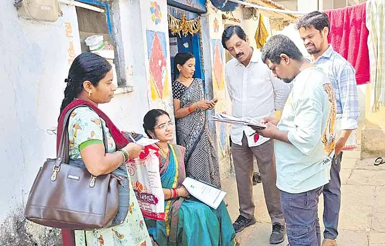 The survey process in Jangaon and Mulugu districts was 100 percent complete
