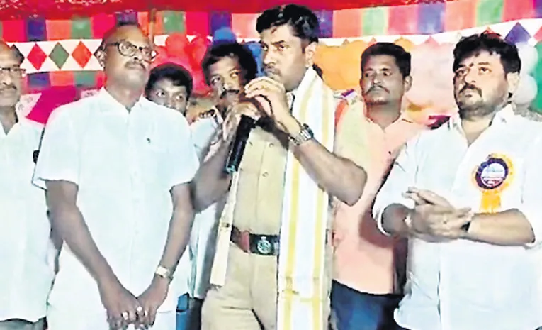 Ramachandrapuram CI Ashok Kumar Controversial comments
