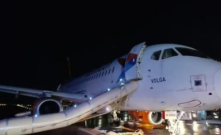 Russian plane catches fire in Turkey: Video Viral