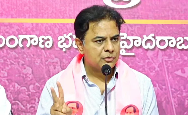Brs Working President Ktr Counter To Cm Revanth On Adani Issue
