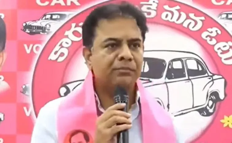BRS KTR Satirical Comments On Revanth And Bandi Sanjay