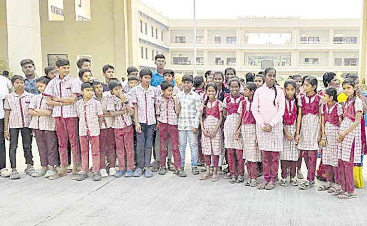 Students Protest Over Midday Meals: Karimnagar district and Jagtial district