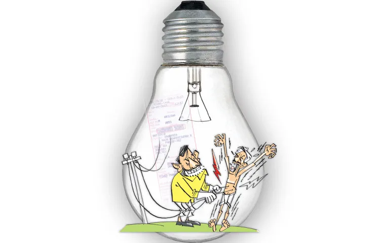 Chandrababu Naidu is imposing heavy electricity charges on the people
