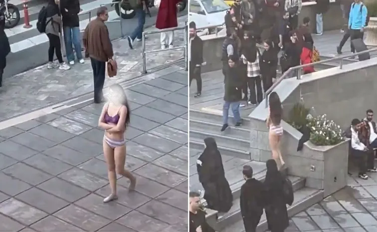 Iranian university student strips in protest against strict hijab law amid ongoing protests