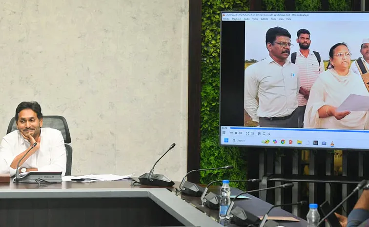 YS Jagan Satires on Pawan Kalyan Over Saraswati Power Lands Row