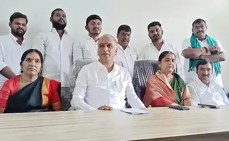 Brs Leader Harish Rao Comments On Cm Revanth Minister komatireddy