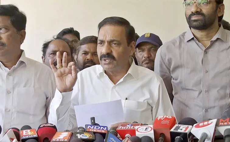 Kakani Govardhanreddy Pressmeet On Police Harrasment In Ap