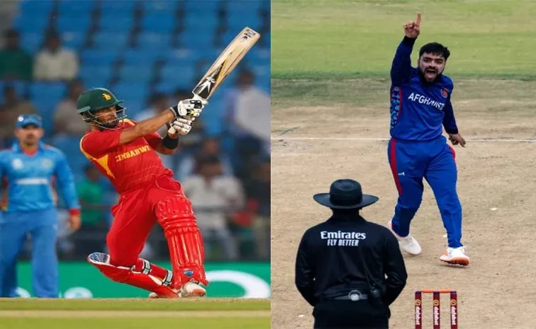 Zimbabwe Beat Afghanistan By 4 Wickets In First T20