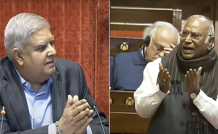 Kharge Responds On jagdeep Dhankhar No Confidence Motion