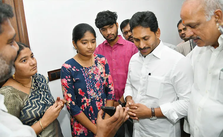 Social Media Activist Prem Kumar Family Members Meet Ys Jagan