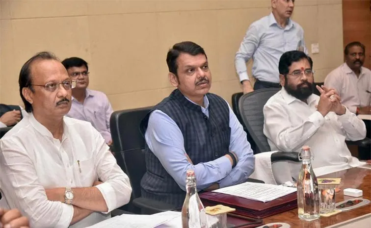 CM Fadnavis Meets Amit Shah Maharashtra Portfolio Suspense
