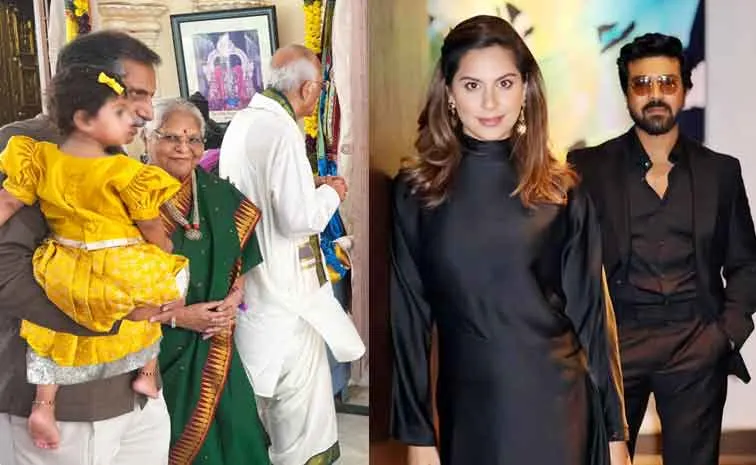 Upasana Shares Klin Kaara Photo with Grand father