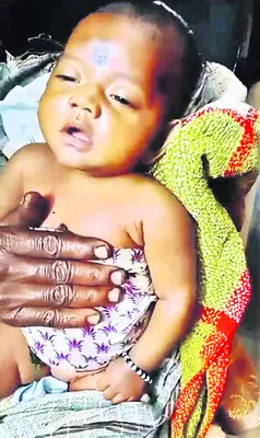 శ్వాస అందక మూడు నెలల పసికందు మృతి 