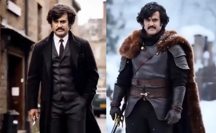 Rajinikanth With Hollywood Vintage Video