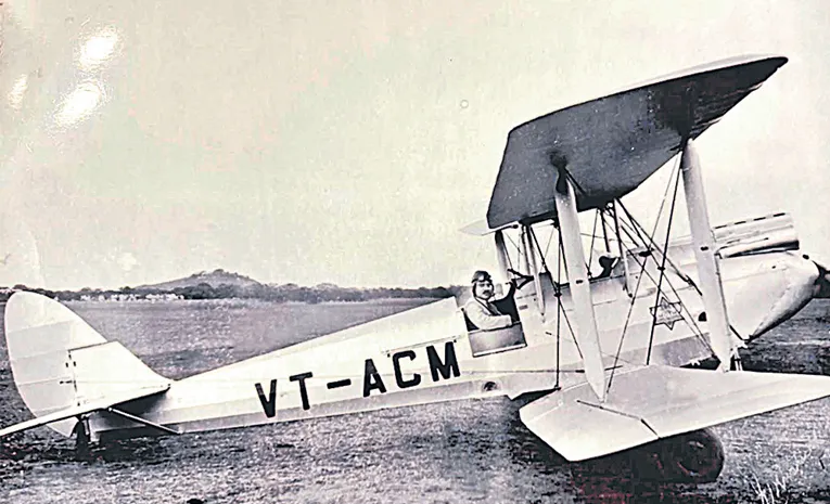 93 years ago plane in Kolhapur