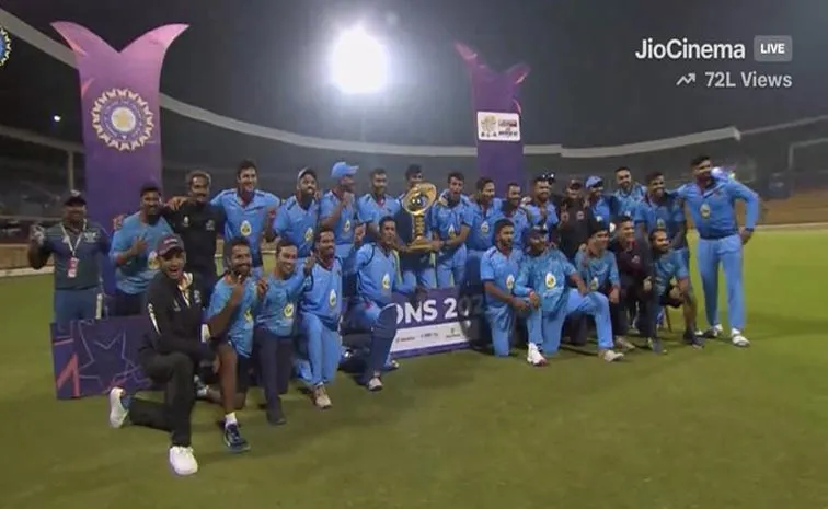 MUMBAI BEAT MADHYA PRADESH TO WIN THE SYED MUSTAQ ALI TROPHY 2024