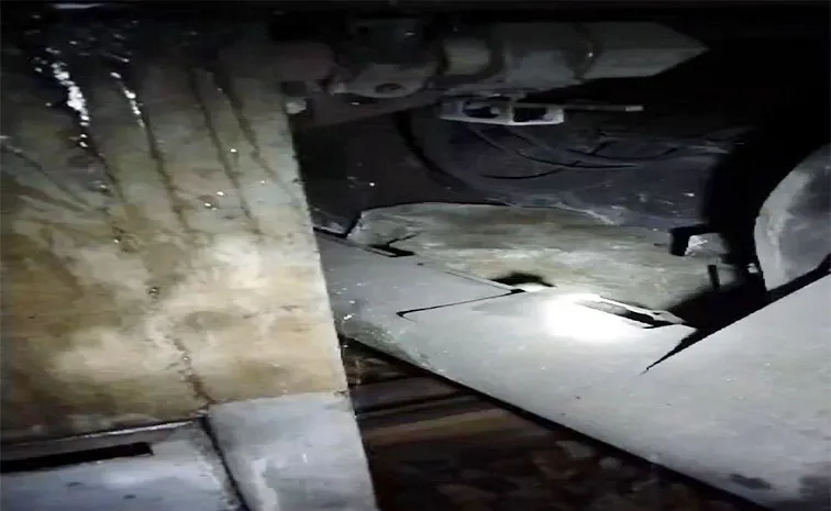 Goods Train Derailed At Alluri District