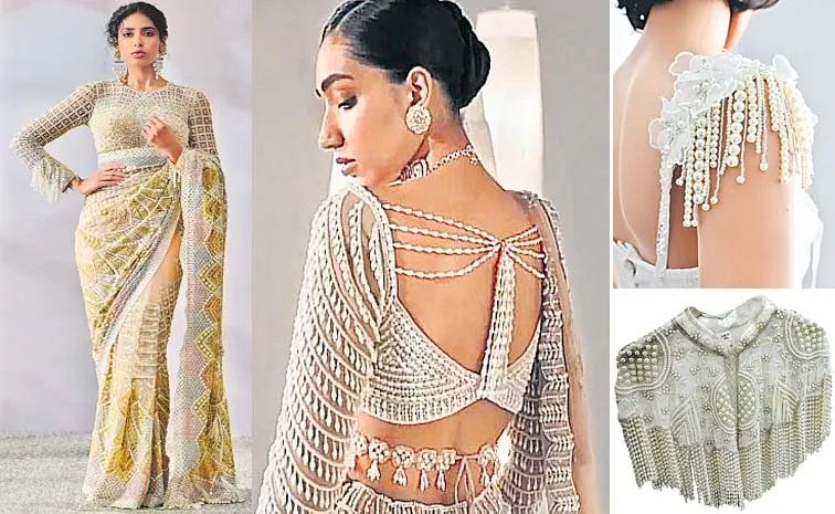 Fashion Trend: Mesmerizing Pearl Dress Wedding Gown And Sarees