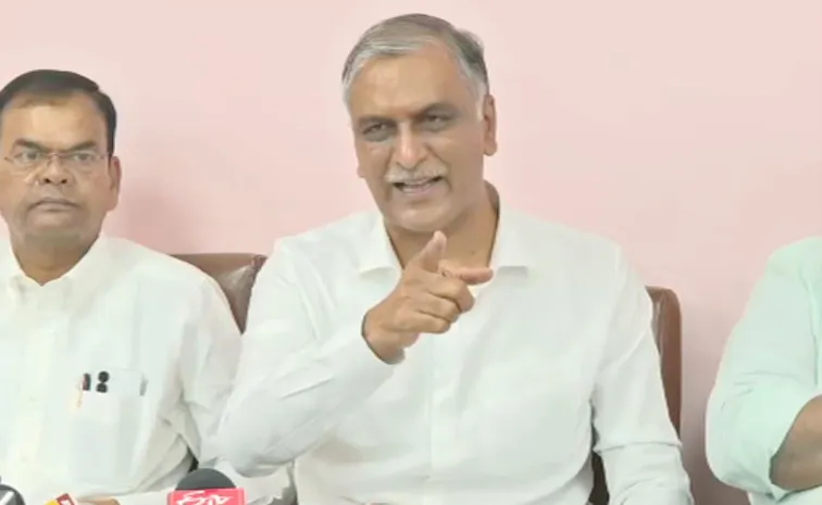 Former Minister Harish Rao ChallengesCM Revanth Reddy On Loan Waiver