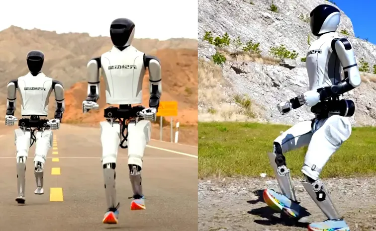 Robot Era Star1 RUnning Robot Video Viral