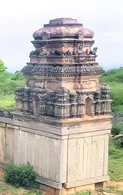●గోపురం కూల్చేశారు