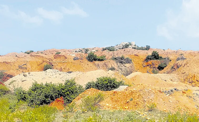 Illegal Mining in Devarathippa Hill: Sri Potti Sriramulu Nellore District