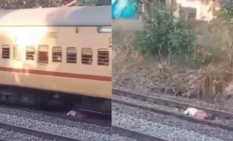 Kannur man lies low on track as train runs past him escapes unhurt
