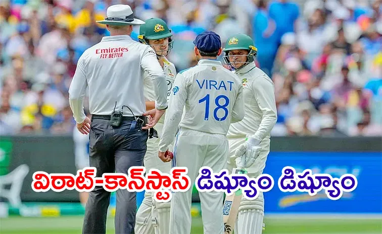 Virat Kohli sledges fiery Sam Konstas in Melbourne