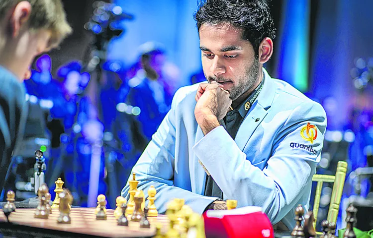 Arjun in joint lead at World Rapid Chess Championship