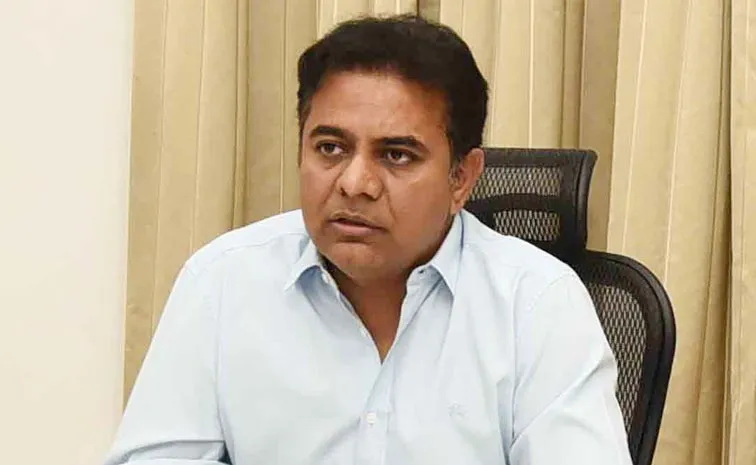 BRS KTR Satirical Comments On Congress Govt