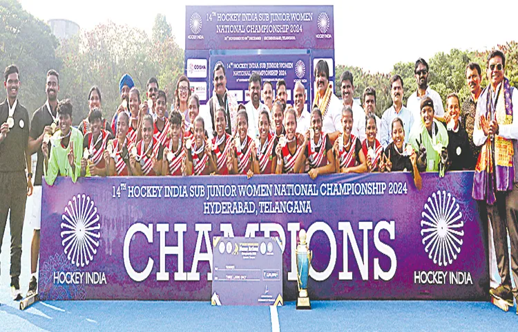 Jharkhand wins National Sub Junior Womens Hockey Championship