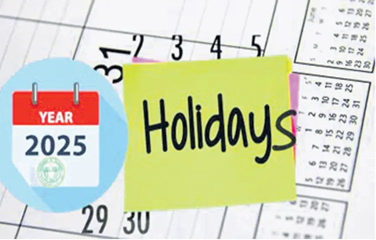 23 general holidays next year