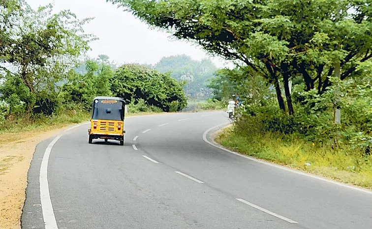 danger road corners: yadadri bhuvanagiri district