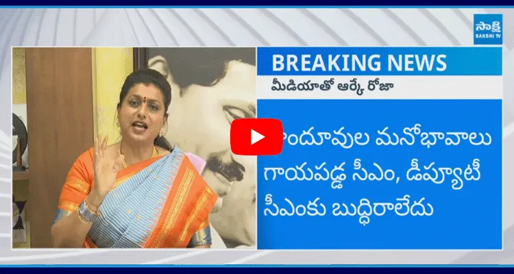 YSRCP RK Roja Fire On Chandrababu And Pawan Kalyan Over Tirupati Stampede Incident