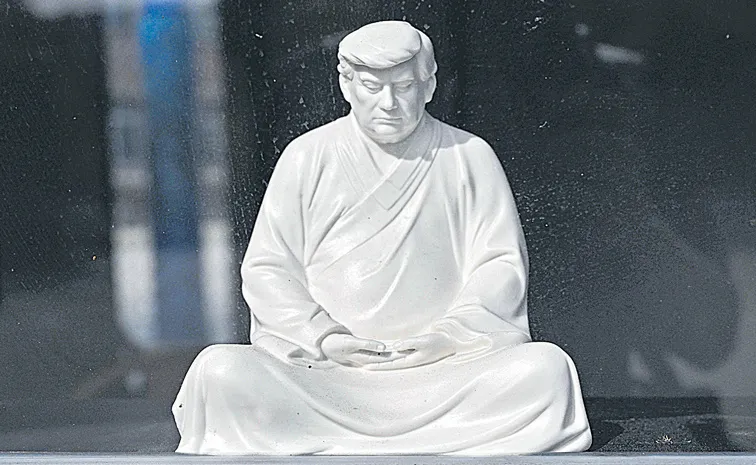 Chinese artist cashes in on Buddha-like Trump statues