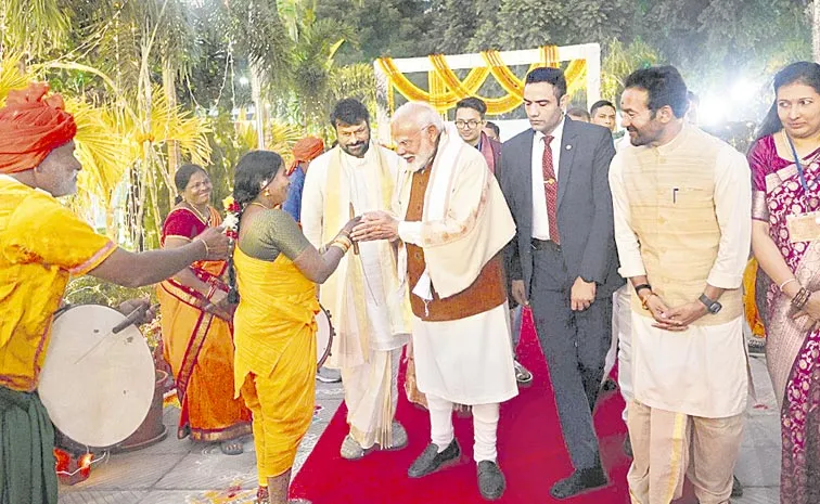 PM Modi at Sankranthi celebrations