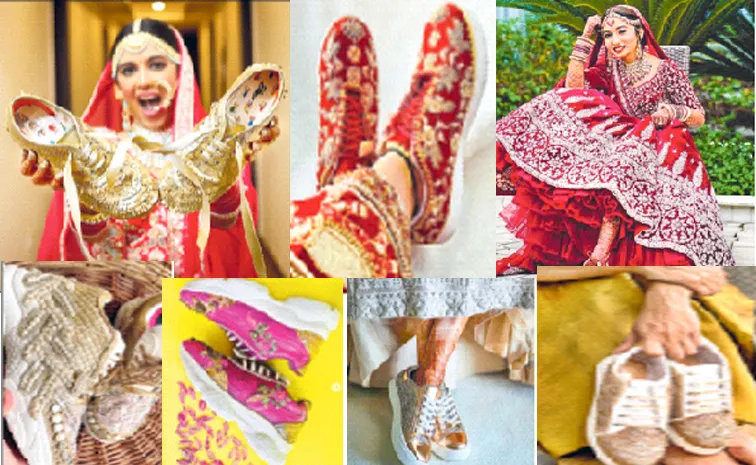latest fashion Saree Sneakers Kicking up